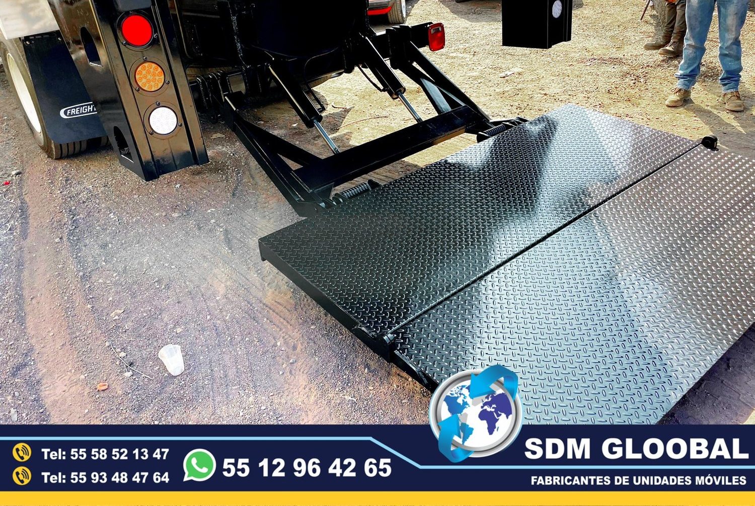 Fabricantes de Rampas Hidraulicas para camioneta y camion de carga 