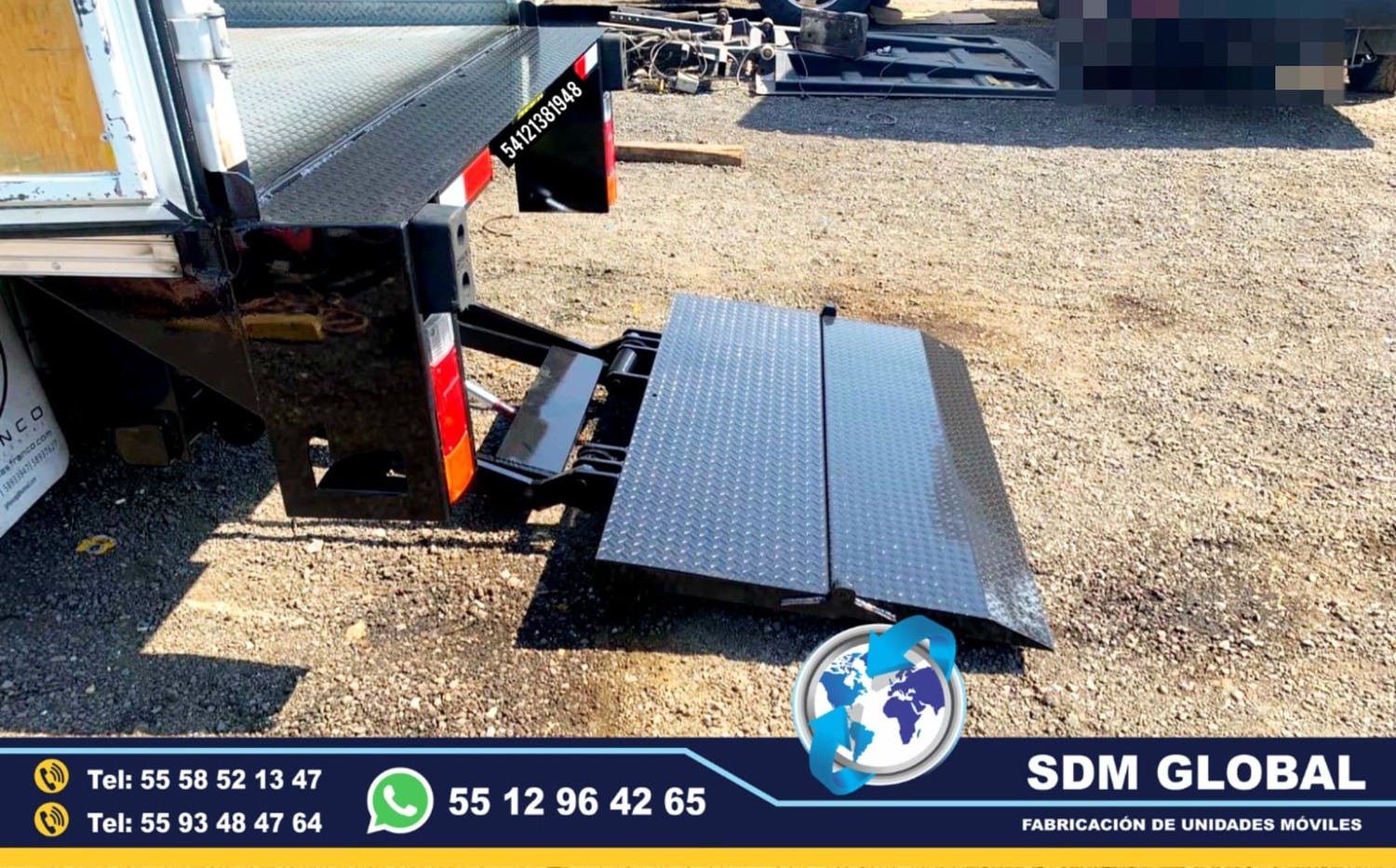 Fabricantes de Rampas Hidraulicas para camioneta y camion de carga 