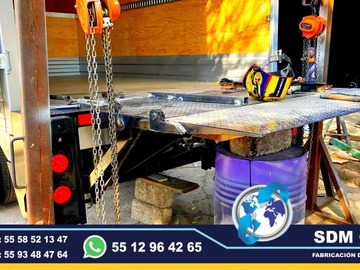 Fabricantes de Rampas hidraulicas para camiones, camionetas, de carga y descarga venta y fabricacion. SDM Global Mexico somos una empresa líder en la fabricacion de Rampas Hidraulicas para camion, camioneta, de carga y descarga cajas y remolques con personal altamente capasitado para su fabricacion, contamos con diferentes capasidades en cada rampa hidraulica.Las rampas hidráulicas son plataformas de acero que te ayudarán a cargar y descargar una gran cantidad de productos en menor tiempo, fabricadas para carrocerias remolques cajas secas plataformas unidade moviles, especiales para chasis camioneta camiones rabones.Somos una Empresa Mexicana líder en el Mercado con años de experiencia, especialistas como fabricantes de Rampas Hidraulicas unidades moviles, carrocerias, cajas secas, remolques, pipas de agua, compactadores de basura, alargado y acorazado de chasis, equipamiento de patrullas, ambulancias de traslado, gruas de plataforma, redilas estaquitas, unidades para trasalado de reos, personal, primer respondiente, antimotin, proximidad, etc.Somos fabribricantes directos, distribuidores en todo Mexico, comunicate y te atenderemos personalmente.