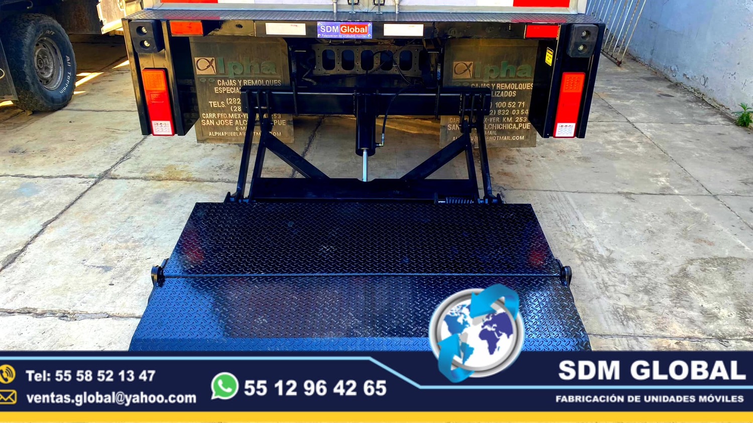 Fabricantes de Rampas Hidraulicas para camioneta y camion de carga 