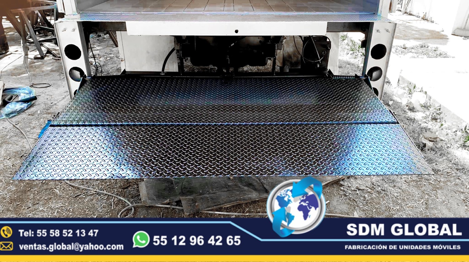 Fabricantes de Rampas Hidraulicas para camioneta y camion de carga 