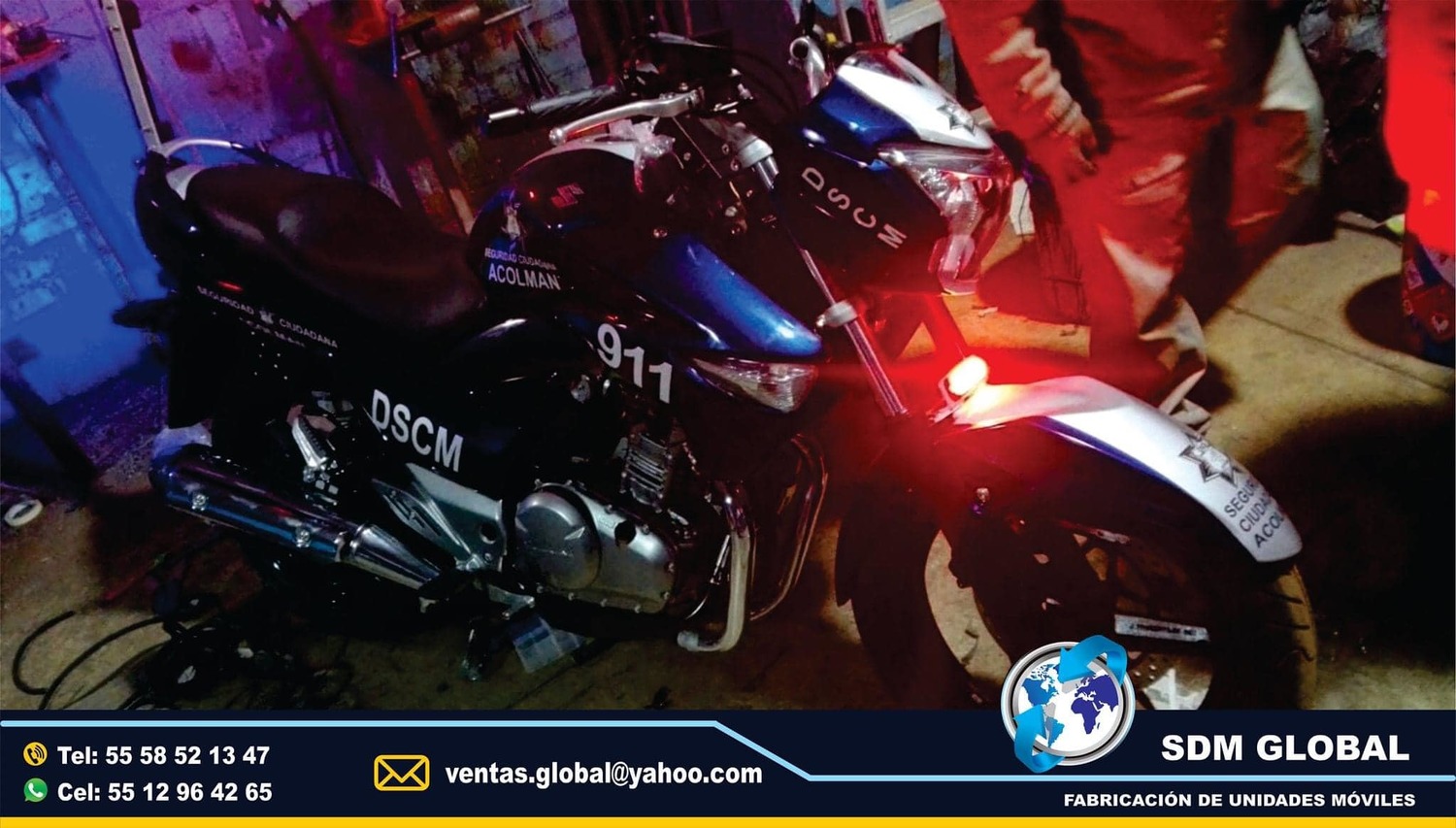 <span style="font-weight: bold;">Fabrica de Moto Patrullas Pick Up en Sdm Global Mexico</span><br>