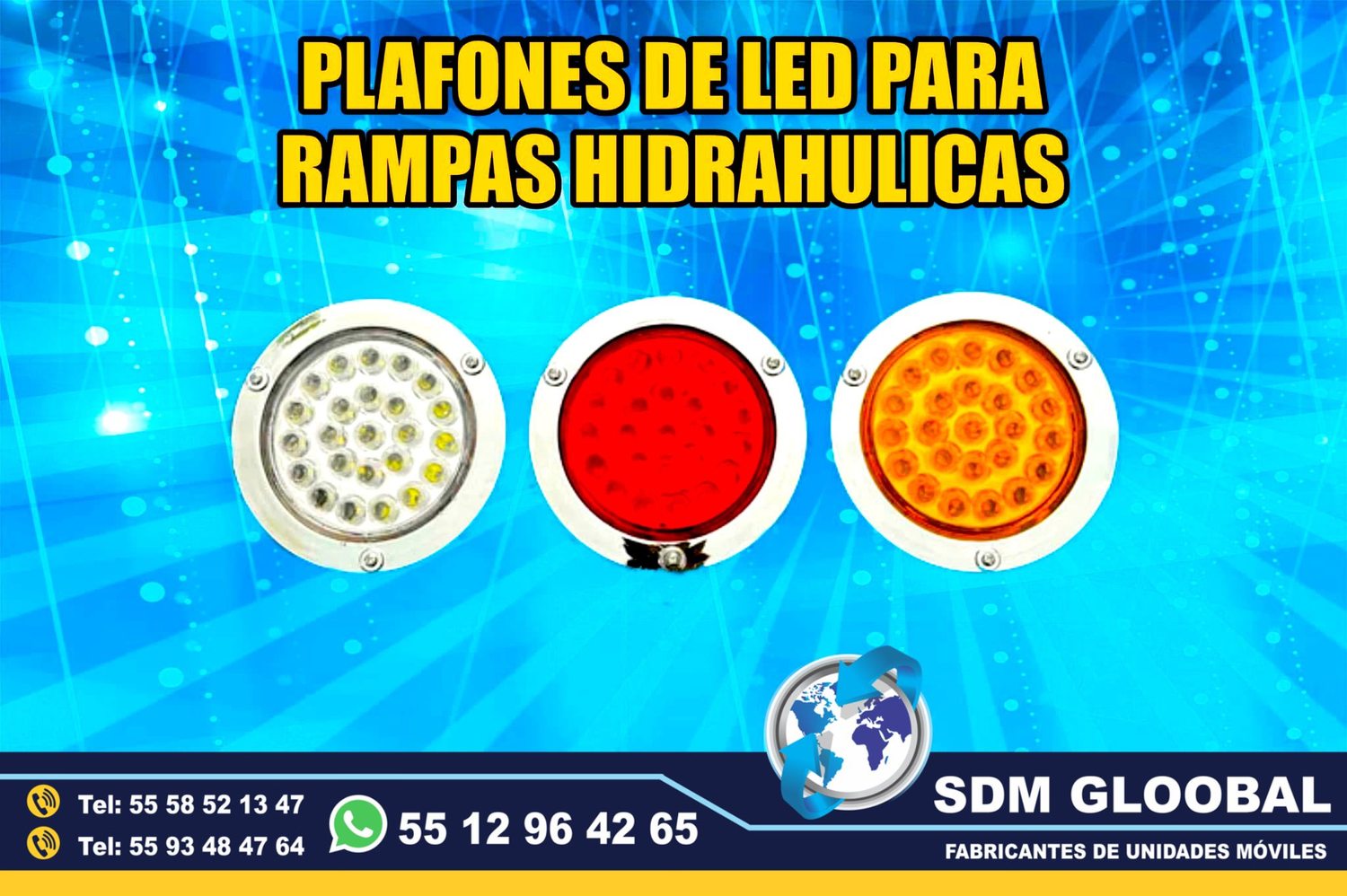 Venta de Plafones de Led para compactadores Rampas Hidraulicas de carga y descarga 