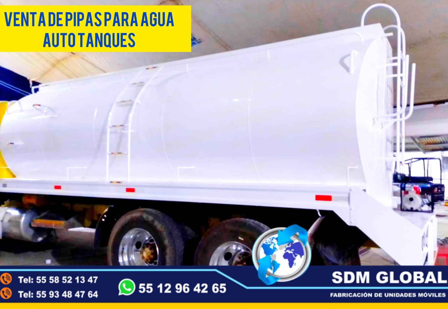 <span style="font-weight: bold;">Fabrica de tanque para pipa para agua Venta en Mexico</span>