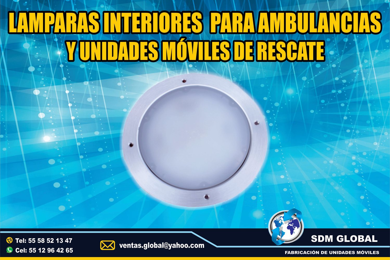 <span style="font-weight: bold;">Venta de Luces Perimetrales para Ambulancias de Traslado </span><br>
