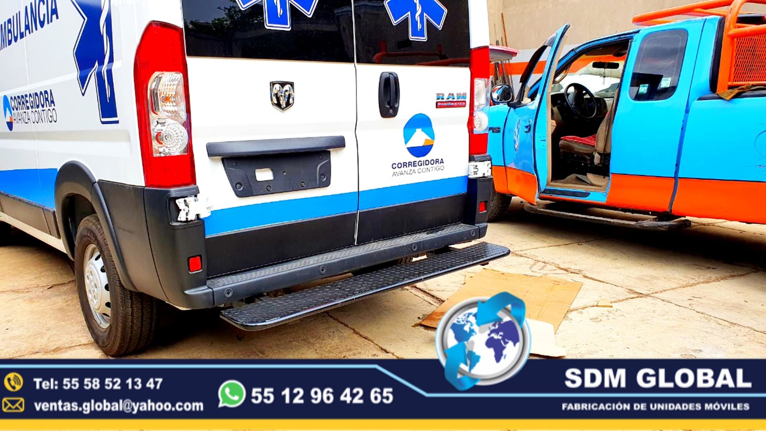 <span style="font-weight: bold;">Fabricantes de Ambulancias de traslado en SDM Global Mexico</span><br>