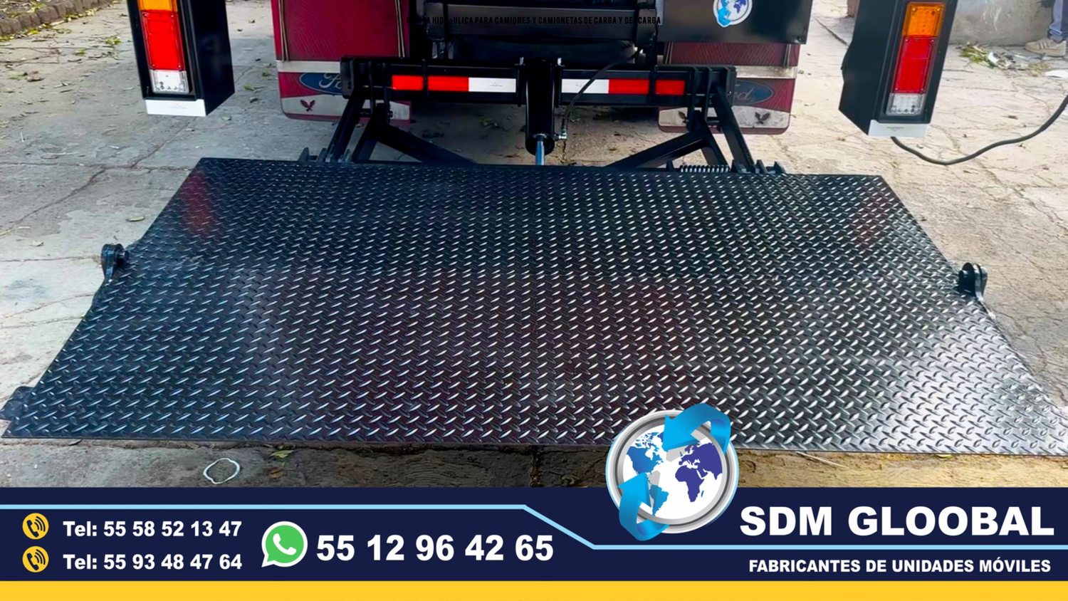 Fabricantes de Rampas Hidraulicas para camioneta y camion de carga 