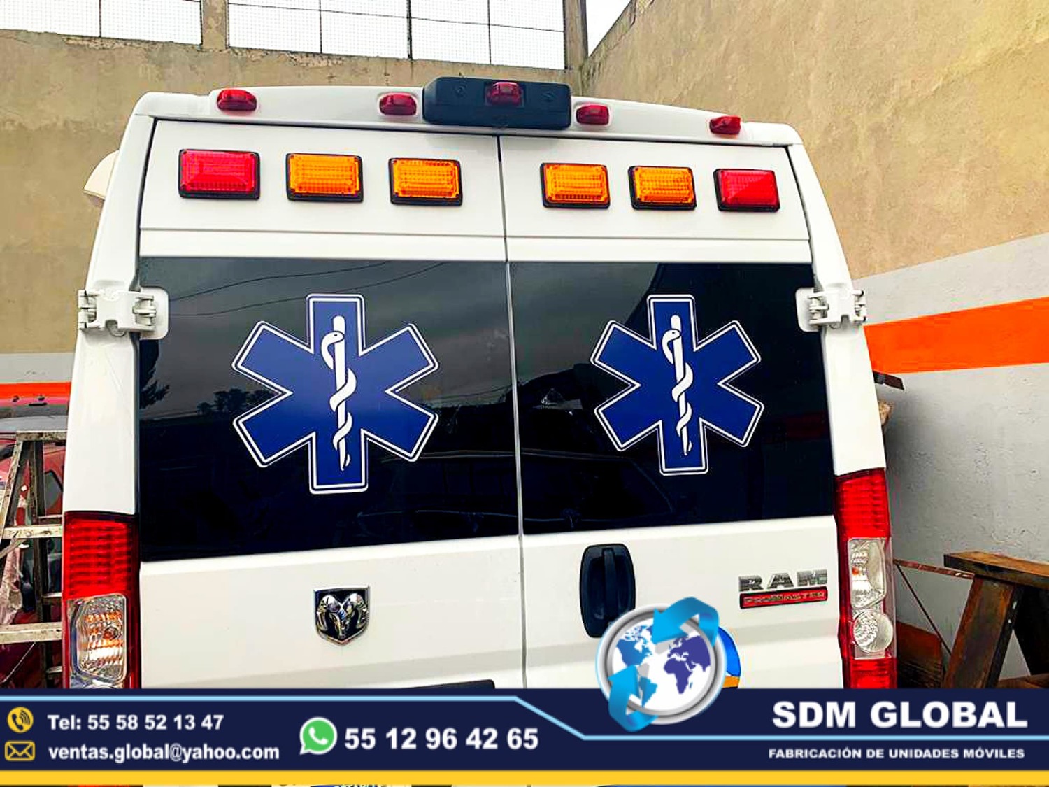 <span style="font-weight: bold;">Conversion de Ambulancias de traslado en SDM Global Mexico</span><br>