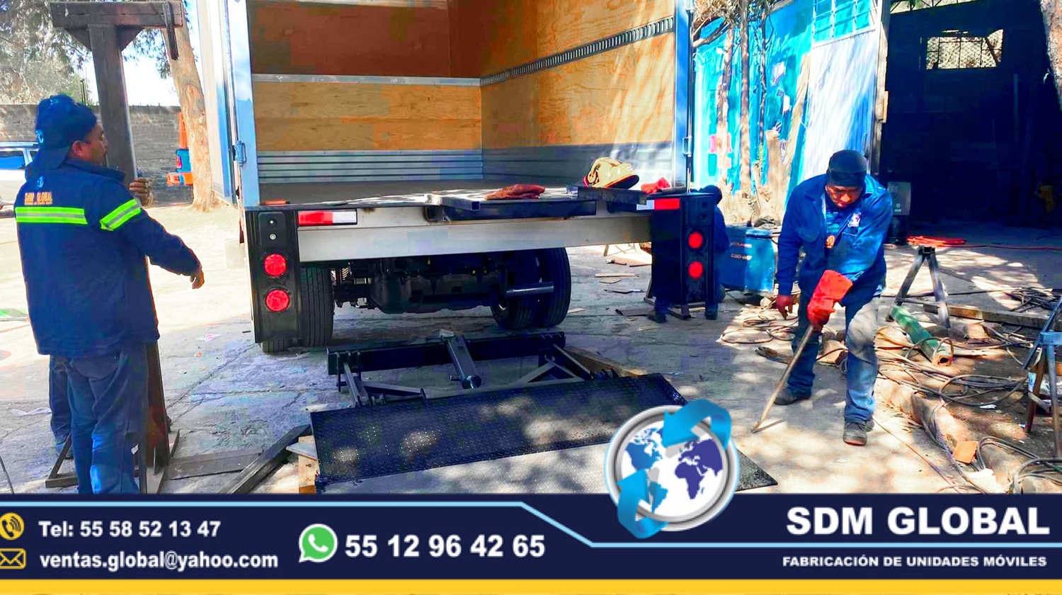 Fabricantes de Rampas Hidraulicas para camioneta y camion de carga 
