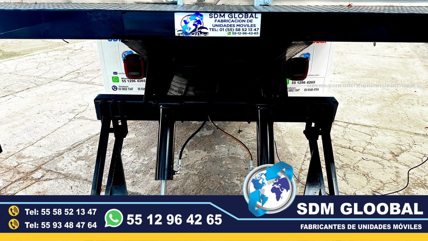 Fabricantes de Rampas Hidraulicas para camioneta y camion de carga 