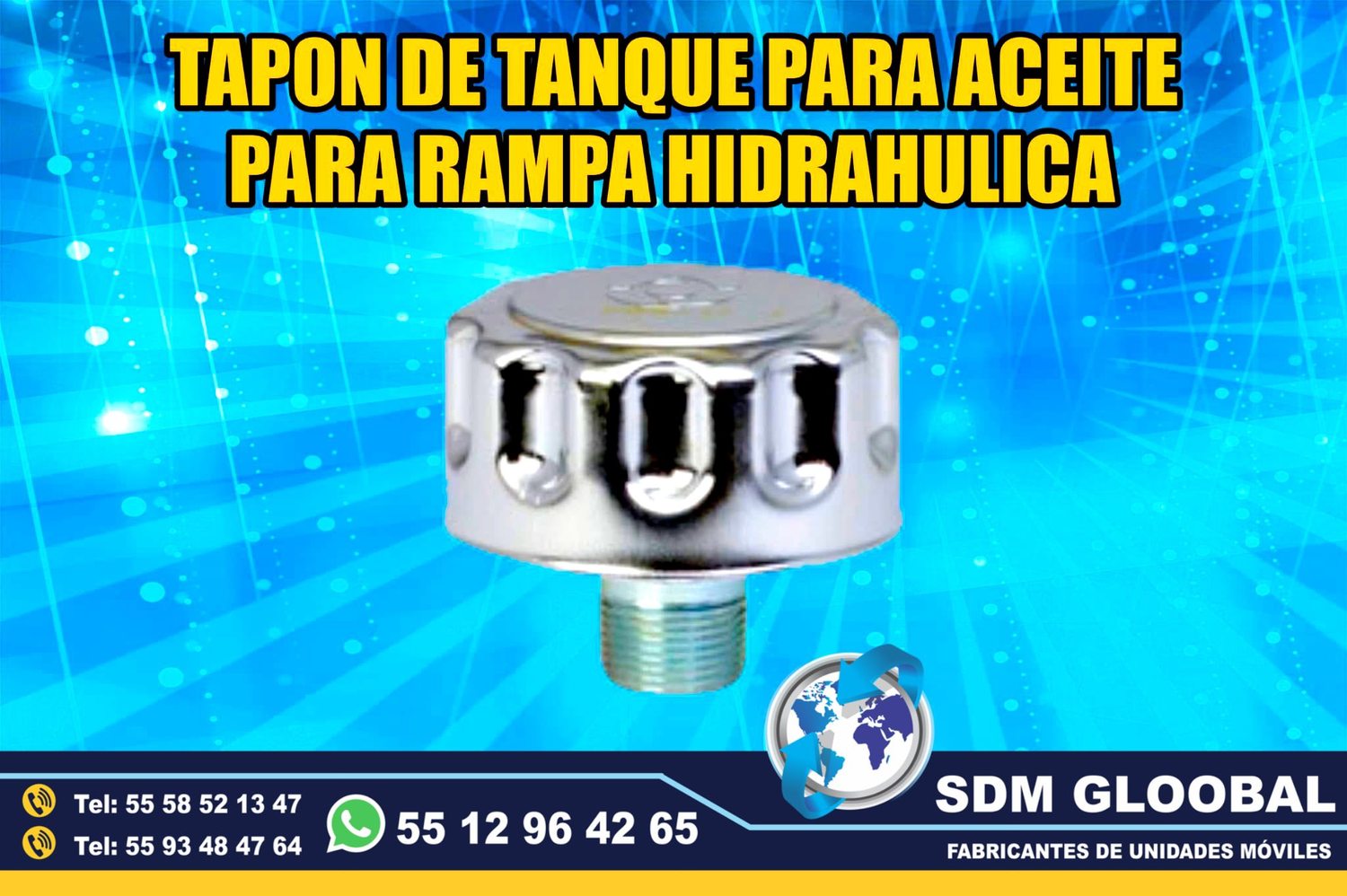 Venta de Tapon de tanque para Rampas Hidraulicas de carga 