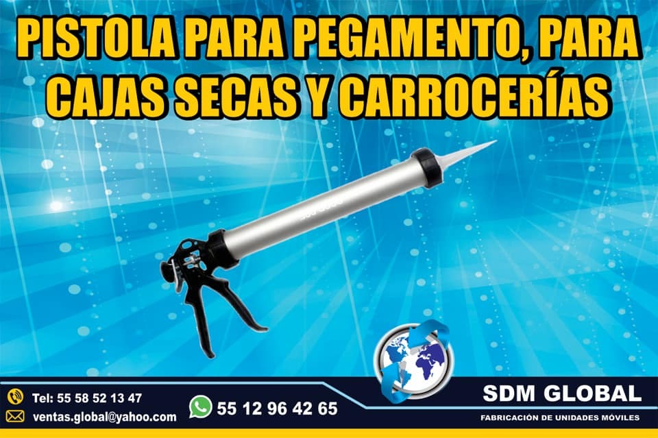 <span style="font-weight: bold;">Venta de Pistola de silicon para cajas secas carrocerias redilas estaquitas en Sdm global Mexico</span>