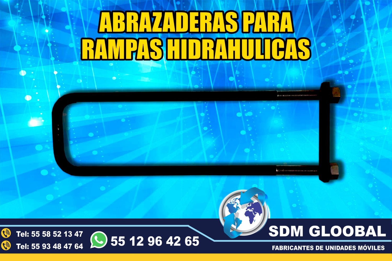 Venta de Abrazaderas para compactadores Rampas Hidraulicas de carga y descarga 