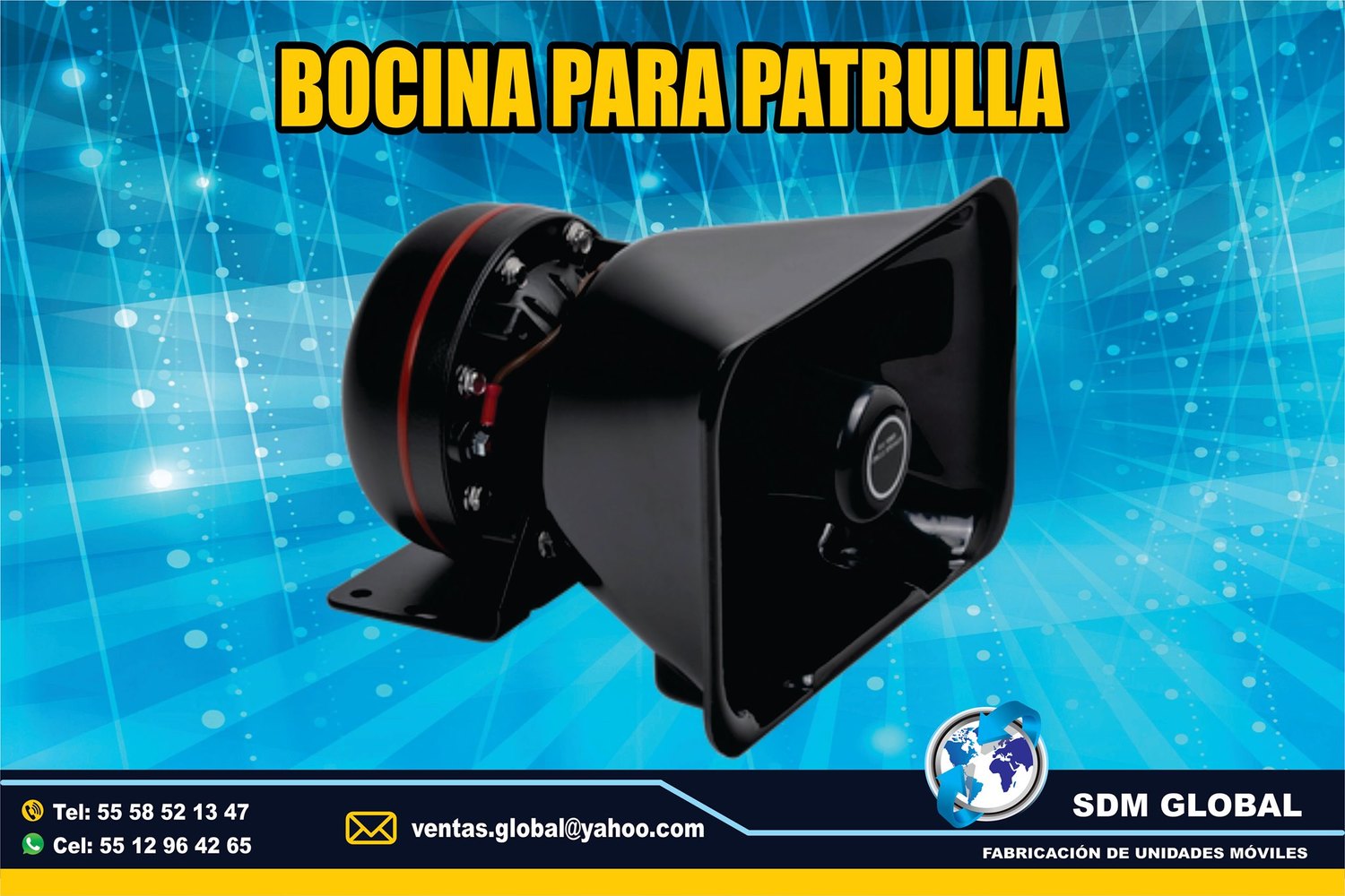 <span style="font-weight: bold;">Venta de Bocina para ambulancias Marca Epcom System </span><br>