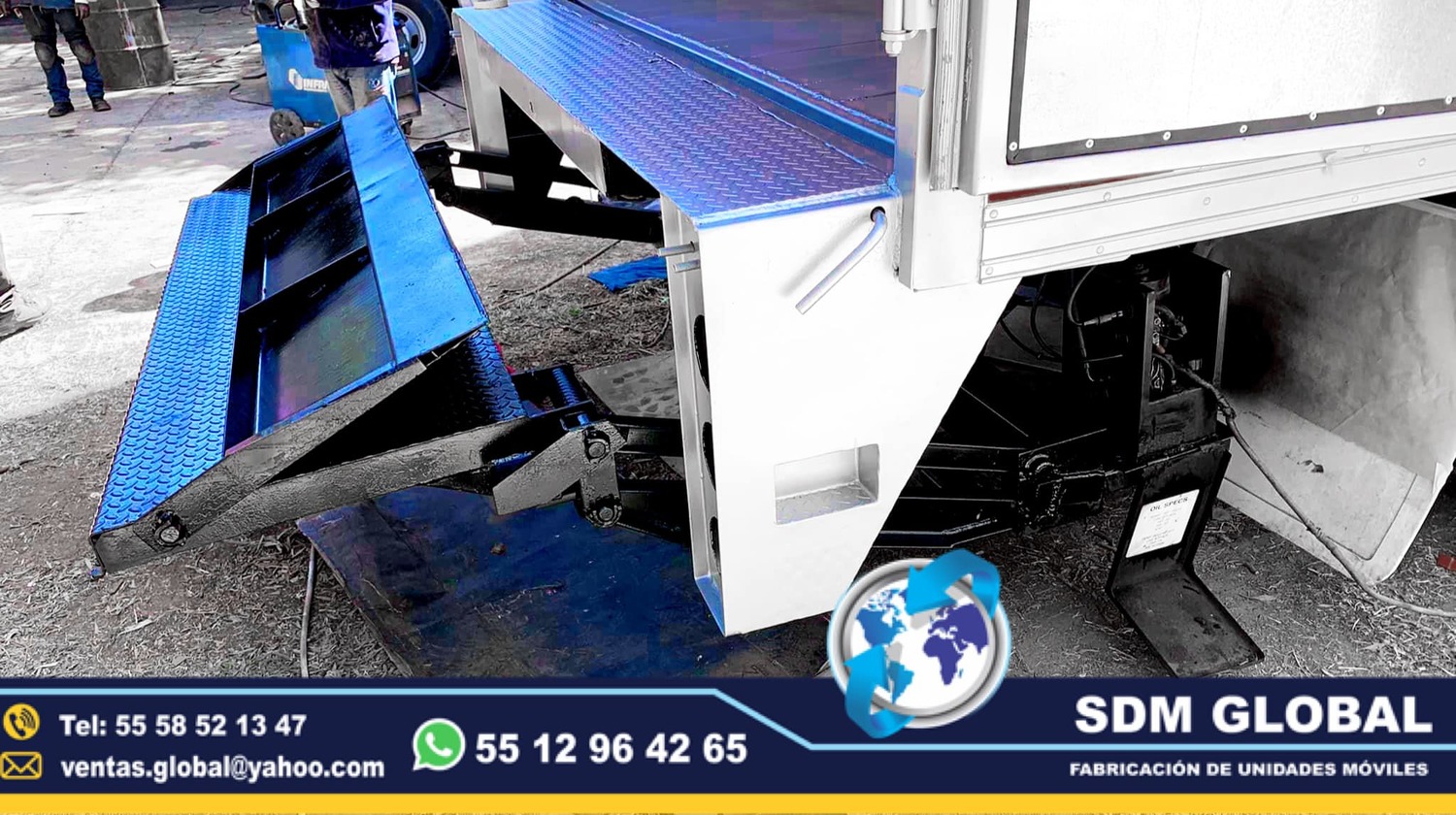Fabricantes de Rampas Hidraulicas para camioneta y camion de carga 