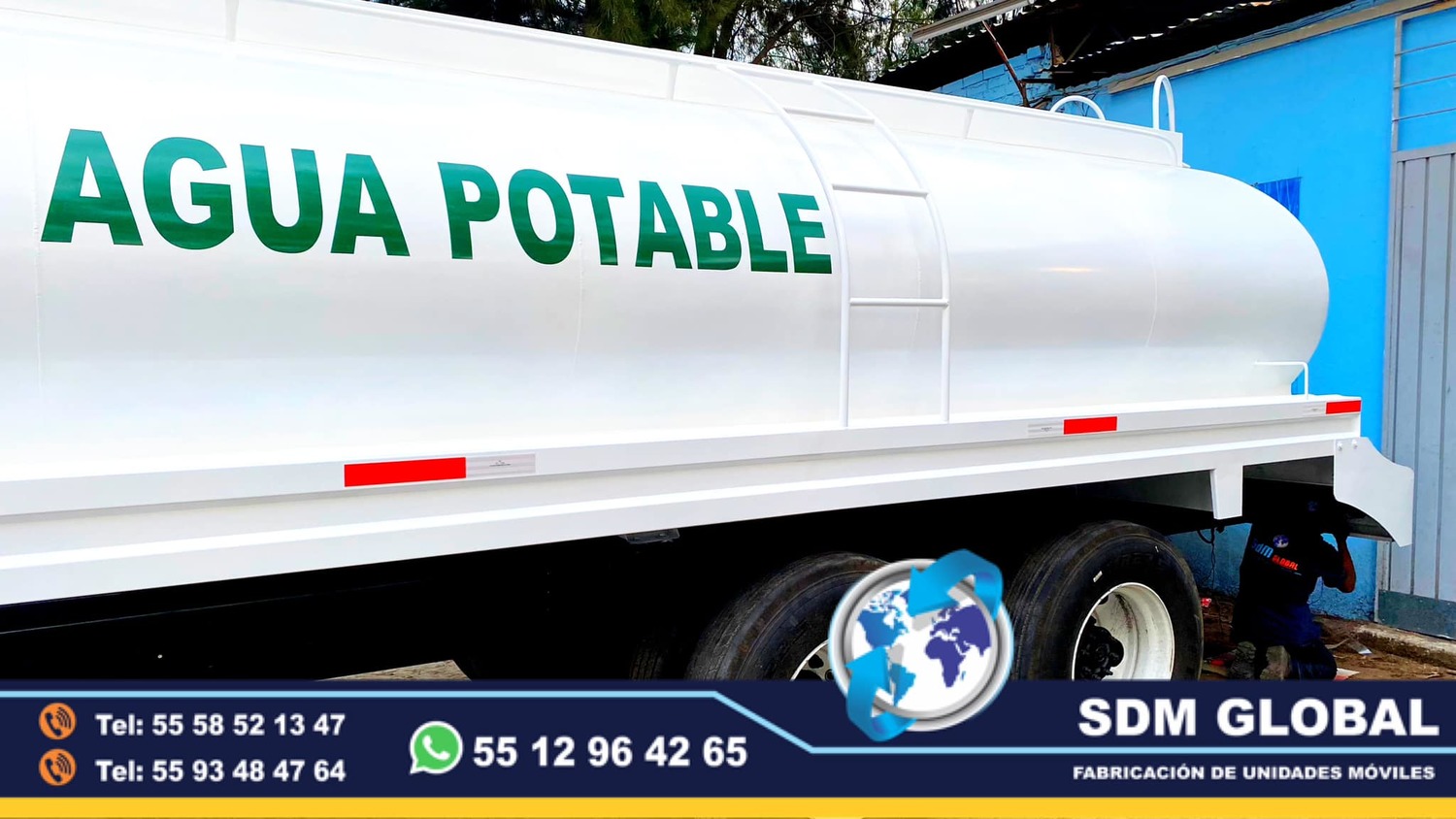 <span style="font-weight: bold;">Fabrica Pipas de agua de 15,000 litros en Sdm Global Mexico </span><br>