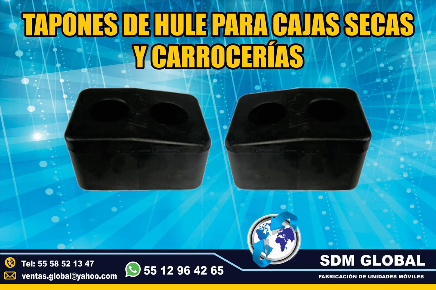 <span style="font-weight: bold;">Venta de Topes para cajas secas carrocerias redilas estaquitas en Sdm global Mexico</span>