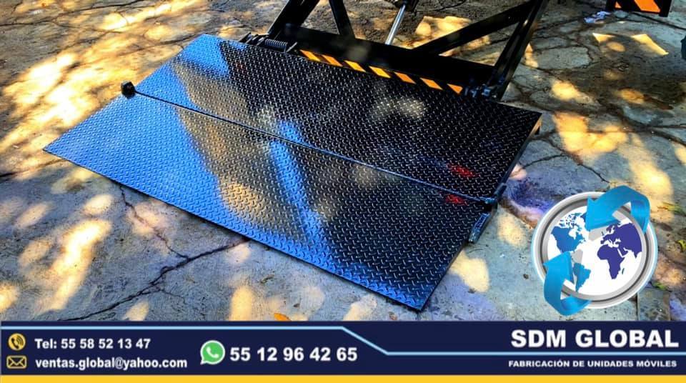 Fabricantes de Rampas Hidraulicas para camioneta y camion de carga 
