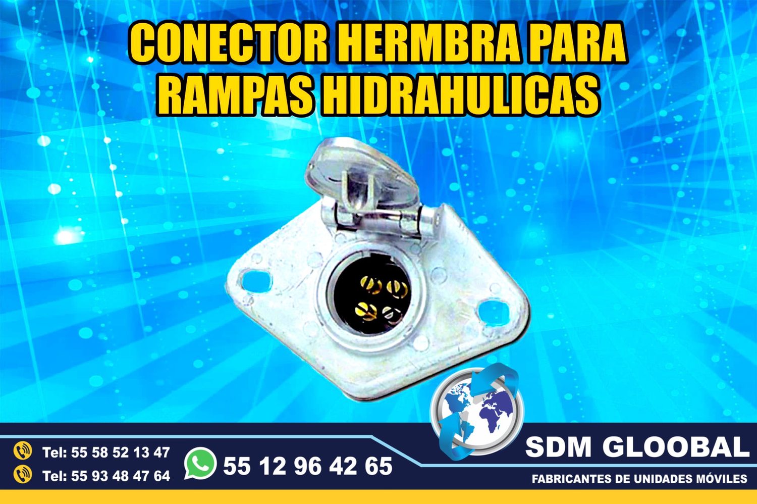 Venta de Conector hembra Rampas Hidraulicas de carga y descarga 