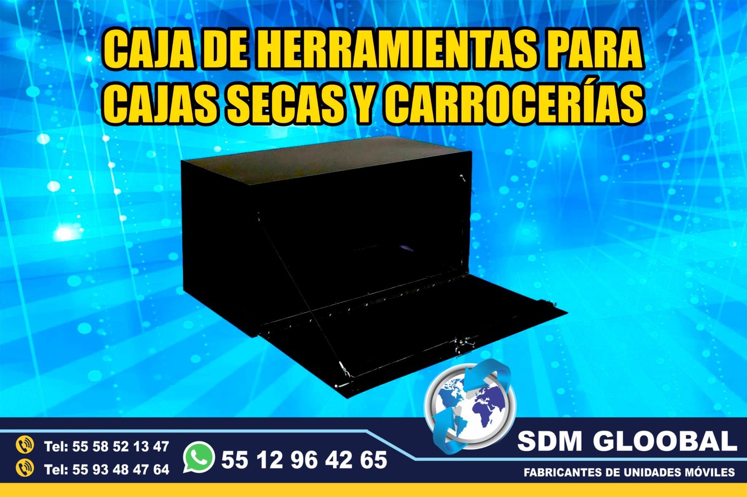 <span style="font-weight: bold;">Caja de herramientas Rampas Hidraulicas en Sdm Global Mexico</span><br>