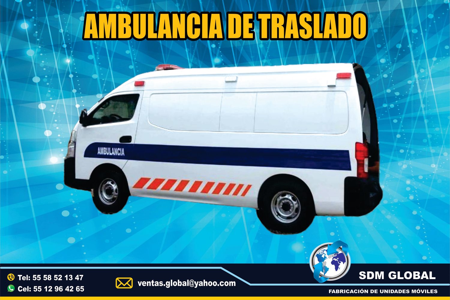 <span style="font-weight: bold;">Fabricacion de  Ambulancis de Traslado en Mexico</span><br>