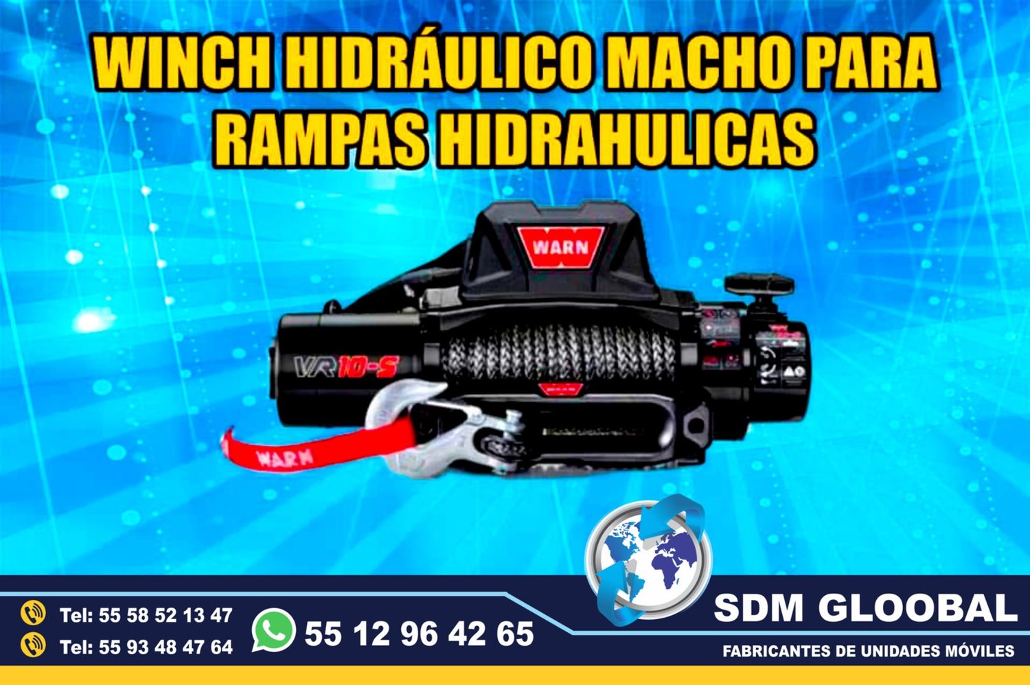 <span style="font-weight: bold;">Venta de Winch Hidrahulico para Rampas Hidraulicas</span><br>