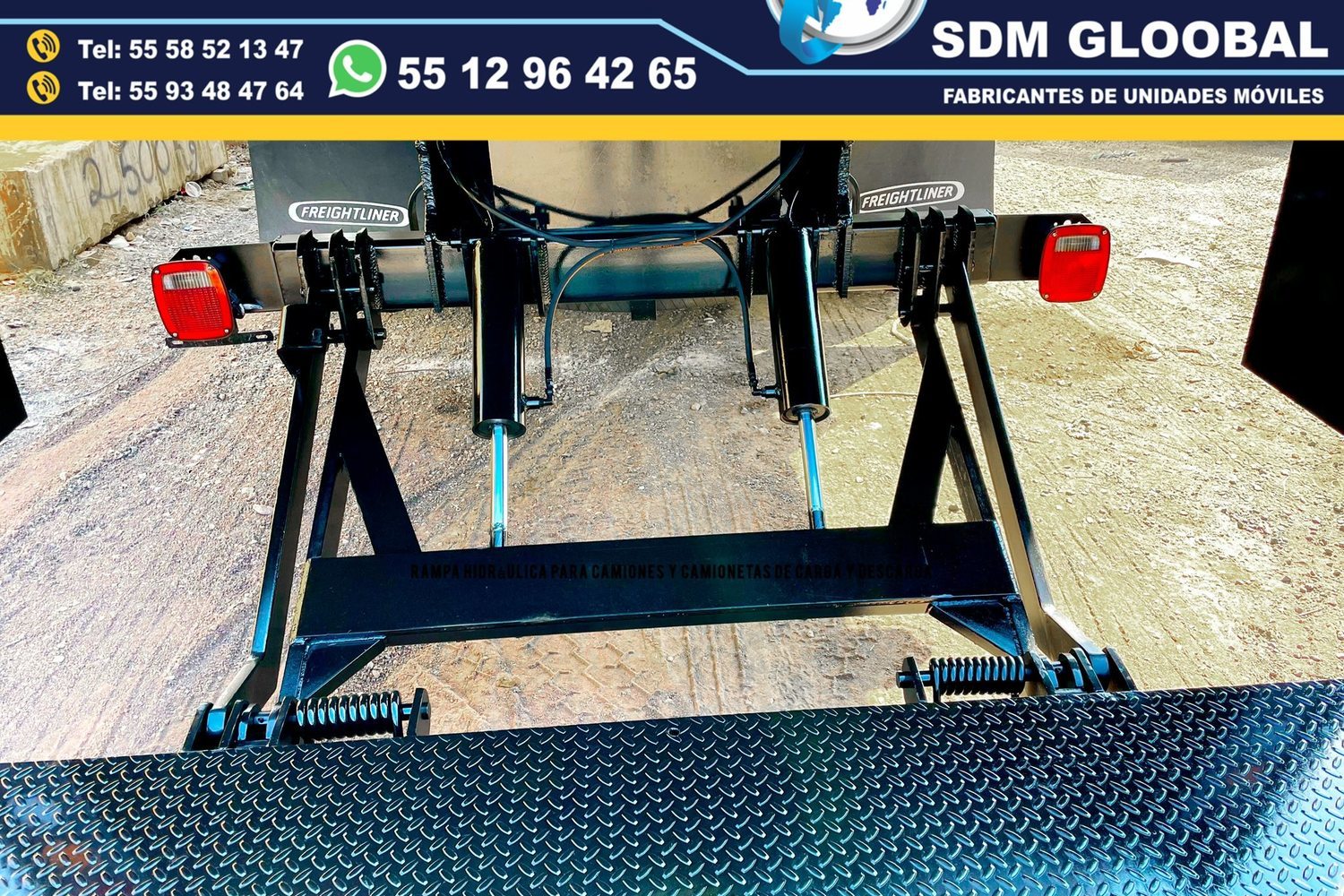Fabricantes de Rampas Hidraulicas para camioneta y camion de carga 