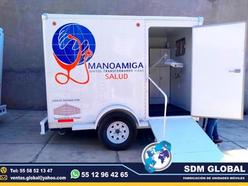 Fabricantes de Unidades Moviles Medicas, de Seguridad, Gobieno, Oficinas, cobro etc... SDM Global Mexico somos una empresa líder como fabricantes de Unidades Moviles Medicas, Salud, Cobro, Ingenieria, Seguridad, Comunicaciones, fabricadas con personal altamente capasitado para su fabricacion.Al mencionar una Unidad Medica Movil nos referimos a una Unidad de Salud al mencionar una instalación movil prestadora de servicio que se integran en una institución, con funciones y actividades propias que se distinguen y diferencian entre síSomos una Empresa Mexicana líder en el Mercado con años de experiencia, especialistas como fabricantes de Unidades Moviles, Cajas y Carrocerias Remolques Redilas Estacas cajas secas plataformas Seguridad, Salud, Comunicacion, Higine, etc.,Somos fabribricantes directos, distribuidores en todo Mexico, comunicate y te atenderemos personalmente.