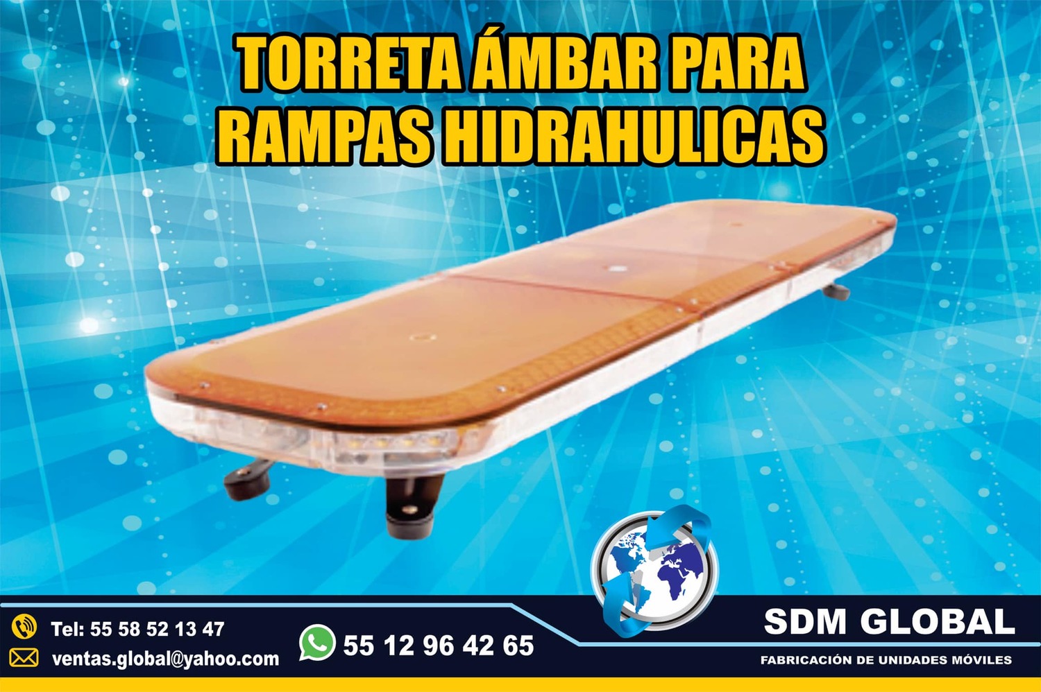 <span style="font-weight: bold;">Venta de Barra de luces Torreta leds para cajas y carrocerias plataformas remolques</span><br>