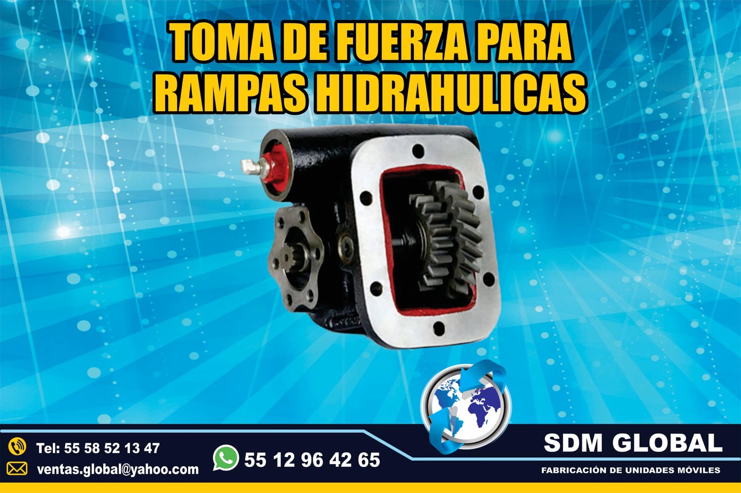 <span style="font-weight: bold;">Venta de Toma de fuerza para Rampas Hidraulicas</span><br>