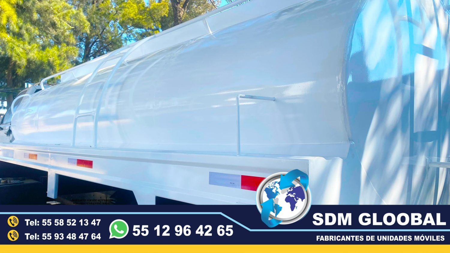 Fabrica de Autotanques para pipa para agua Venta en Mexico