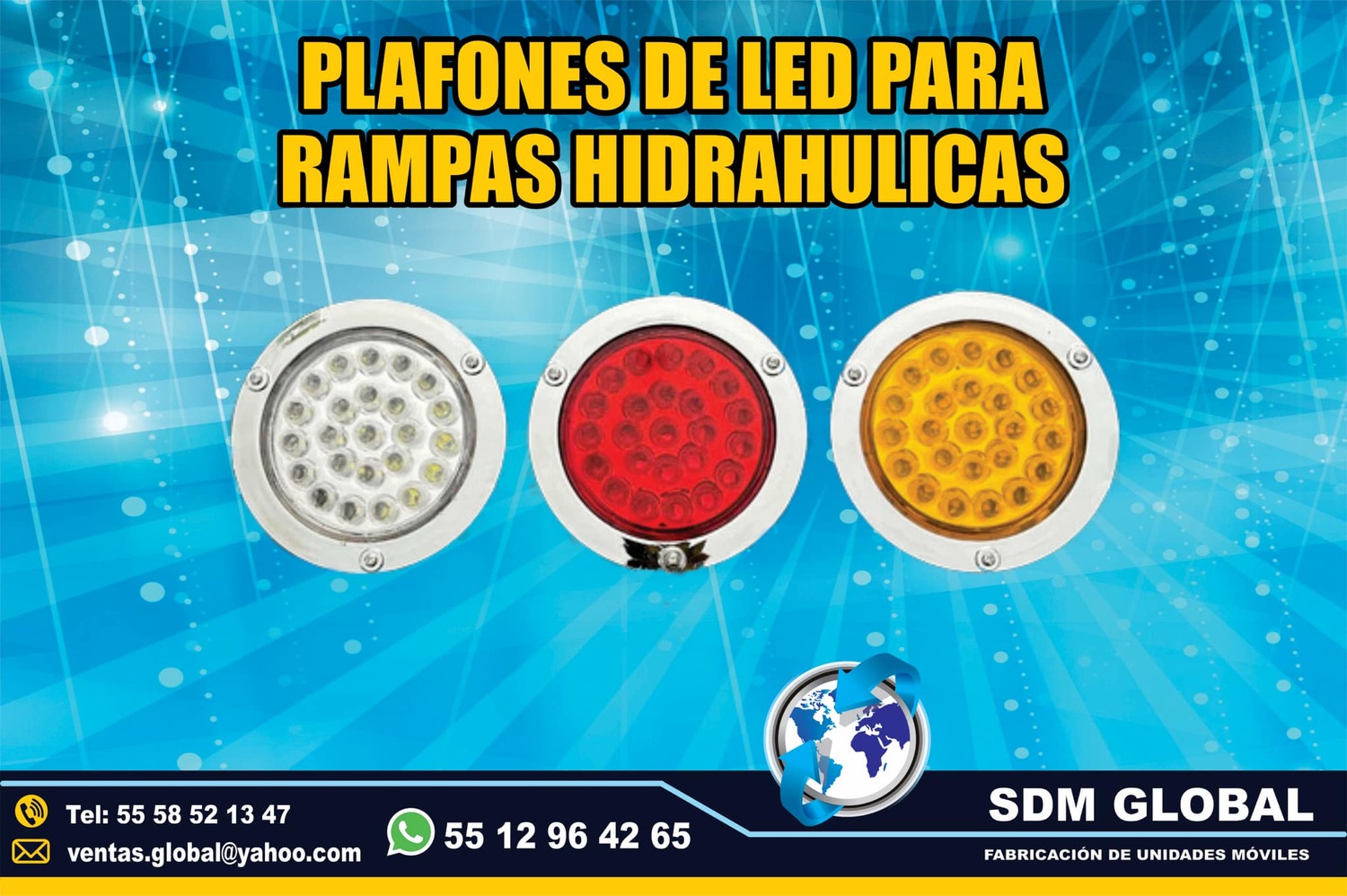 <span style="font-weight: bold;">Venta de Plafones Led para Rampas Hidraulicas</span><br>