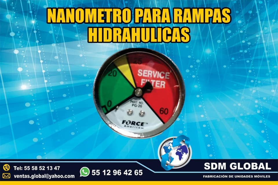 <span style="font-weight: bold;">Venta de Nanometro para Rampas Hidraulicas</span><br>