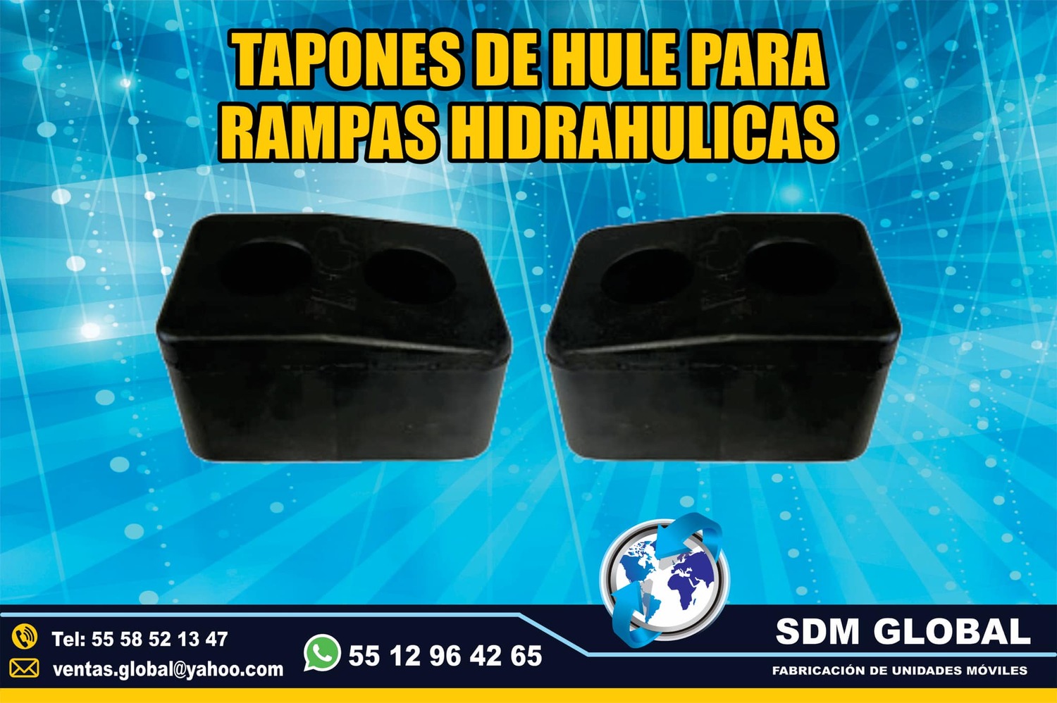 <span style="font-weight: bold;">Venta de topes para Rampas Hidraulicas</span><br>