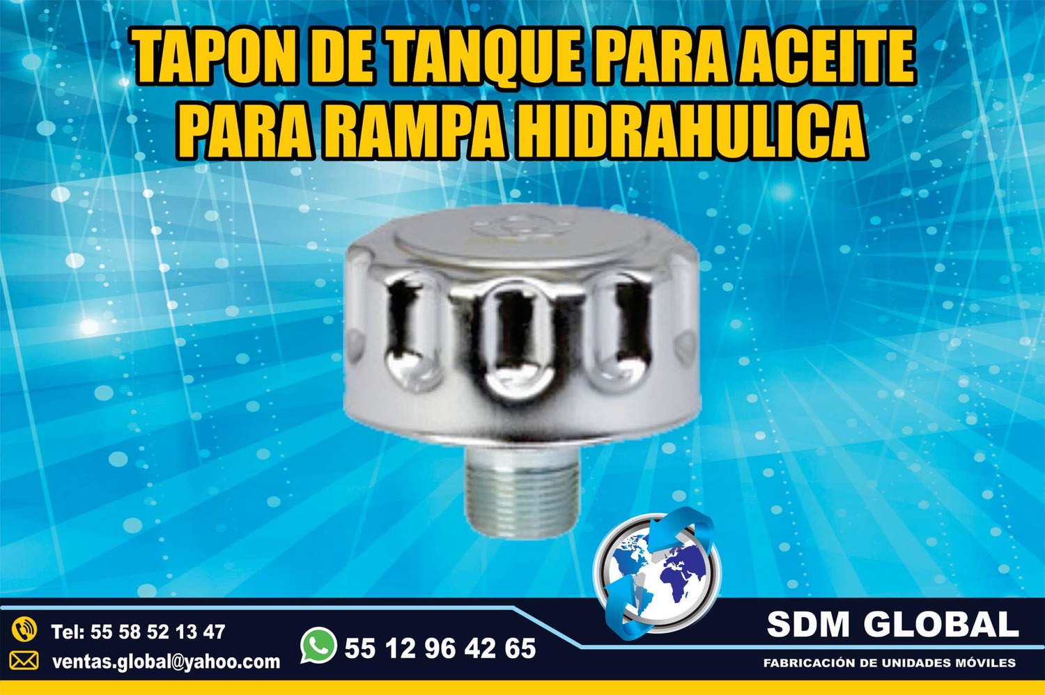 <span style="font-weight: bold;">Venta de Tapon para tanque para Rampas Hidraulicas</span><br>