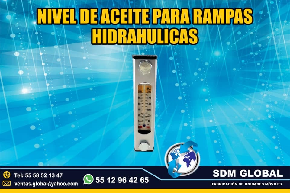 <span style="font-weight: bold;">Venta de Nivel de aceite para Rampas Hidraulicas</span><br>