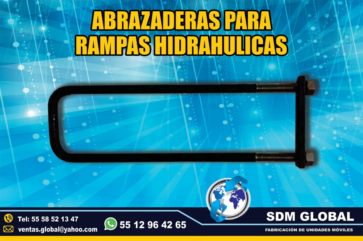 <span style="font-weight: bold;">Venta de Abrazaderas para Rampas Hidraulicas</span><br>